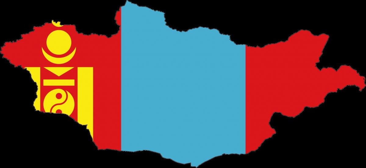 kart Monqolustan bayrağı