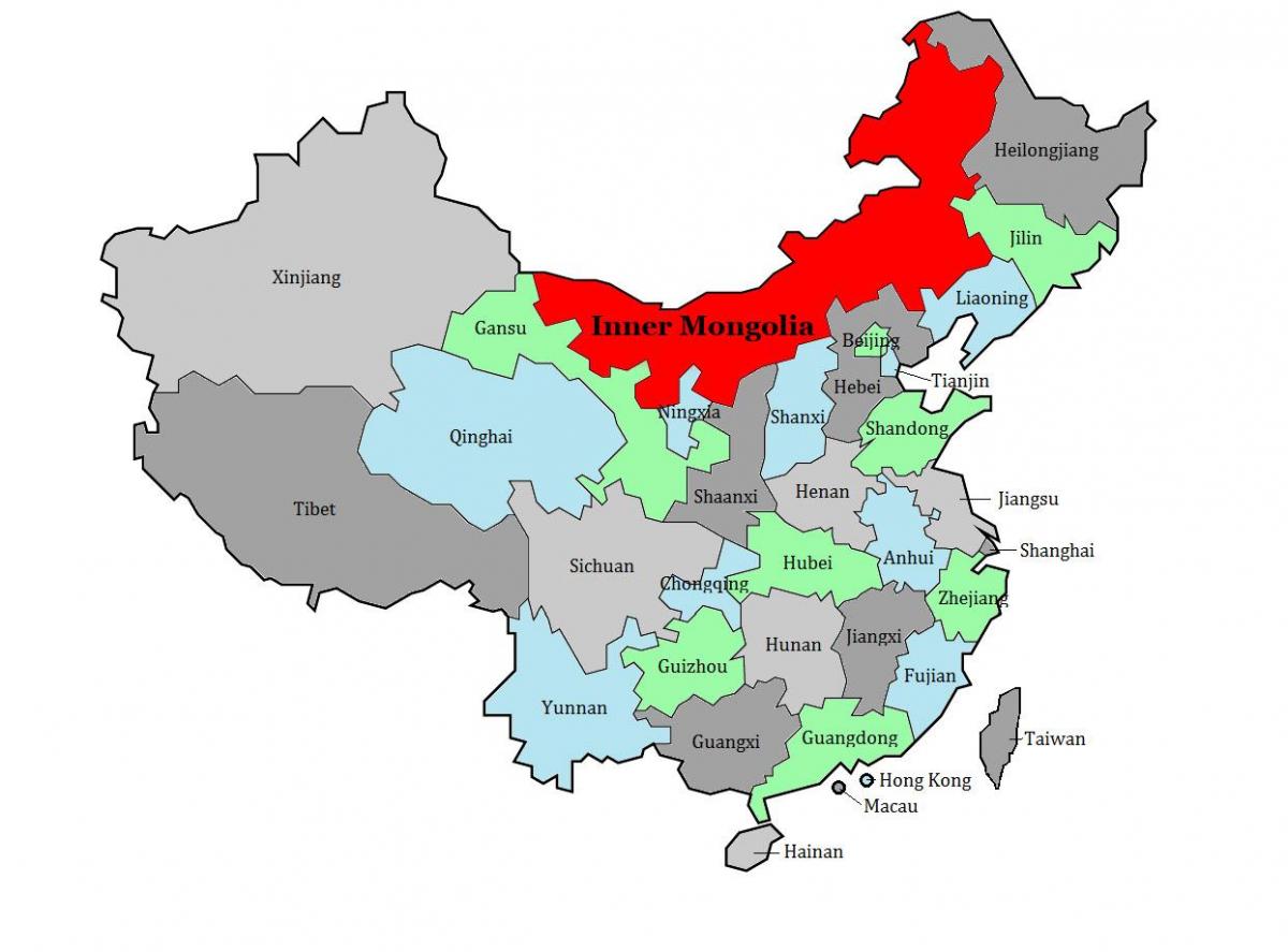 kart Monqolustan sahəsində