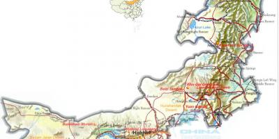 Xarici Monqolustan xəritəsi