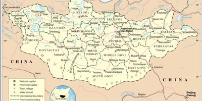 Monqolustan xəritə